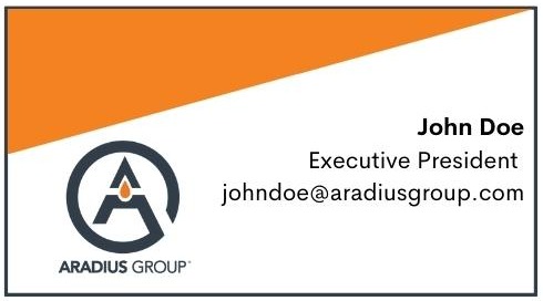 Example of a John Doe business card