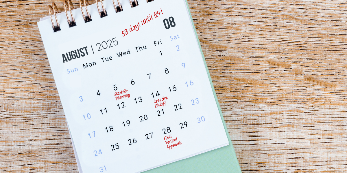 Plan Ahead Before the Q4 Rush